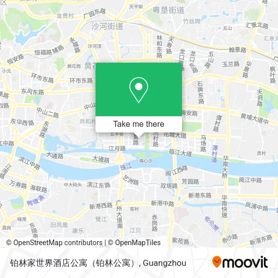 铂林家世界酒店公寓（铂林公寓） map