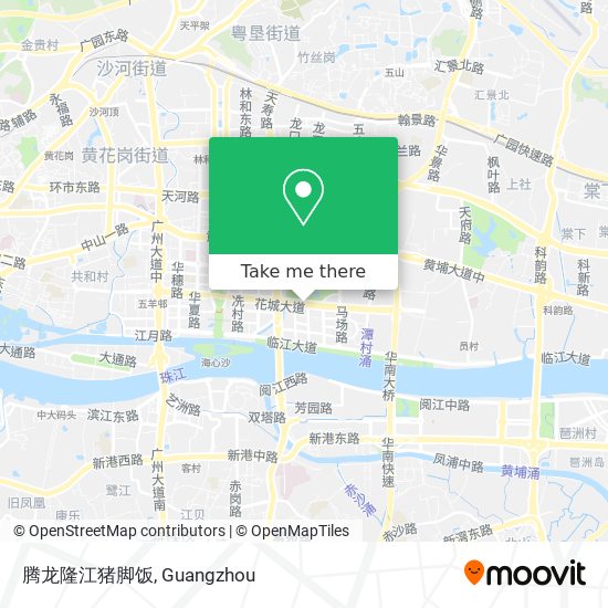腾龙隆江猪脚饭 map