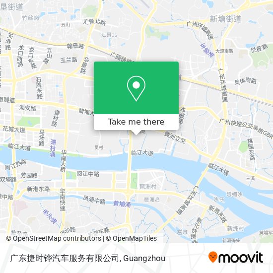 广东捷时铧汽车服务有限公司 map