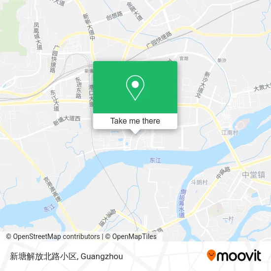 新塘解放北路小区 map