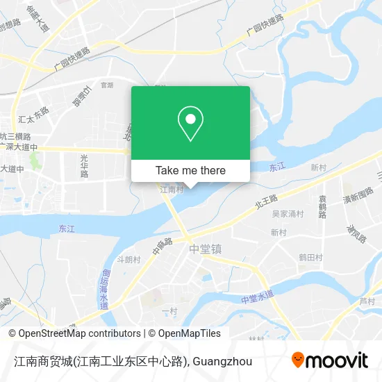 江南商贸城(江南工业东区中心路) map