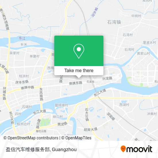 盈信汽车维修服务部 map