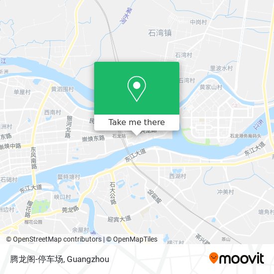 腾龙阁-停车场 map