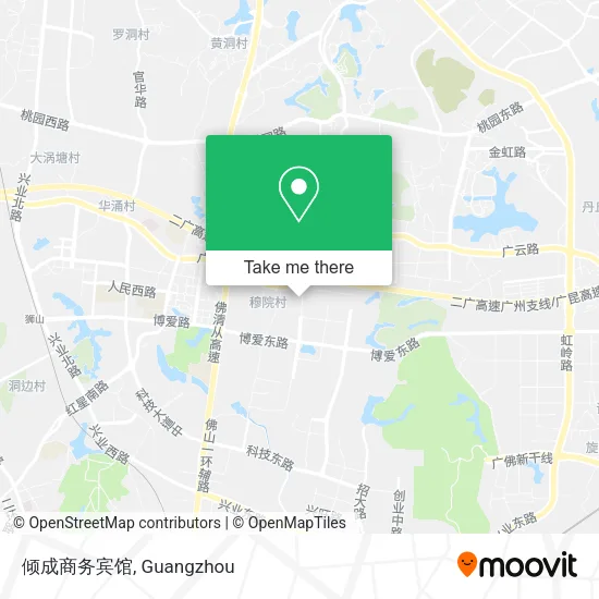 倾成商务宾馆 map