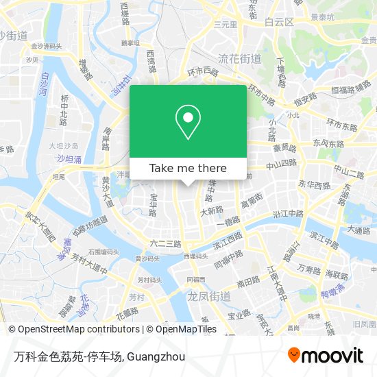 万科金色荔苑-停车场 map