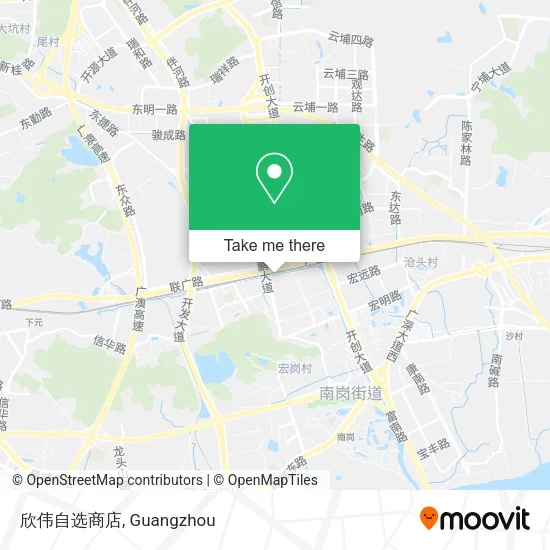 欣伟自选商店 map