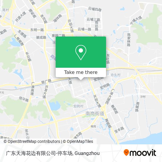 广东天海花边有限公司-停车场 map