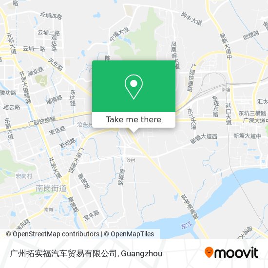 广州拓实福汽车贸易有限公司 map