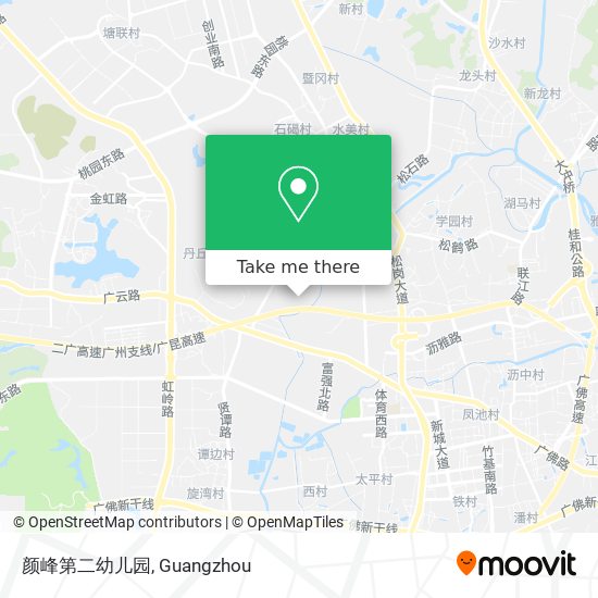 颜峰第二幼儿园 map