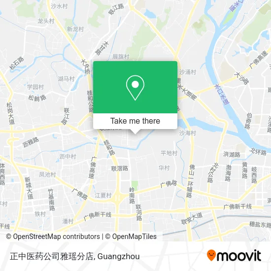 正中医药公司雅瑶分店 map