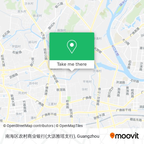 南海区农村商业银行(大沥雅瑶支行) map