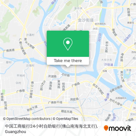 中国工商银行24小时自助银行(佛山南海海北支行) map