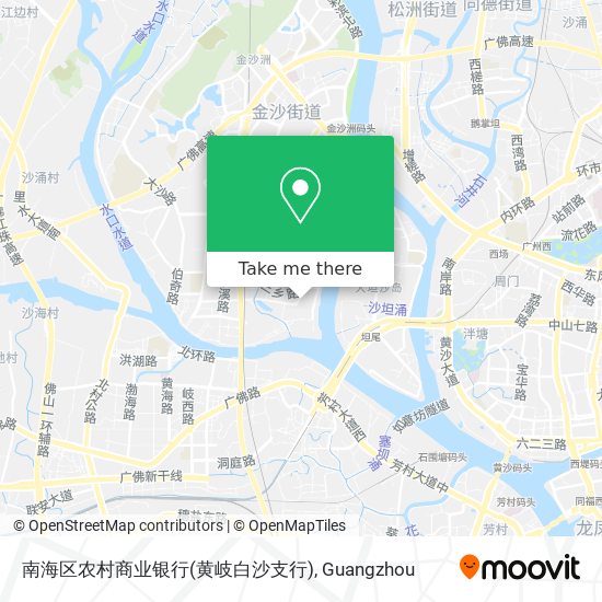 南海区农村商业银行(黄岐白沙支行) map