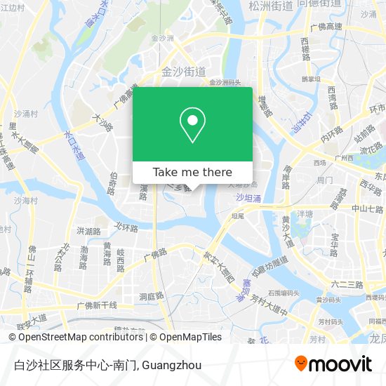白沙社区服务中心-南门 map