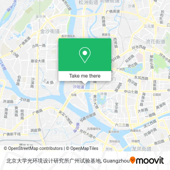 北京大学光环境设计研究所广州试验基地 map