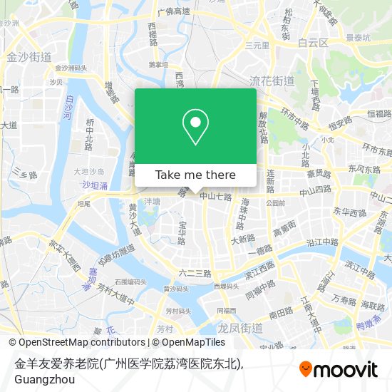 金羊友爱养老院(广州医学院荔湾医院东北) map