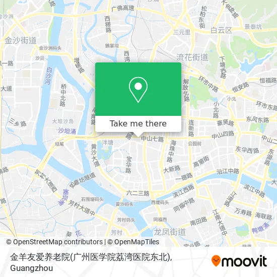 金羊友爱养老院(广州医学院荔湾医院东北) map