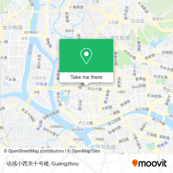 动感小西关十号楼 map