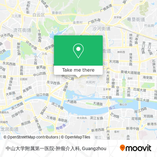 中山大学附属第一医院-肿瘤介入科 map