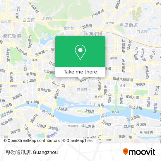 移动通讯店 map