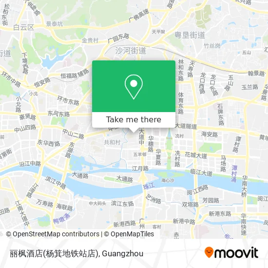 丽枫酒店(杨箕地铁站店) map