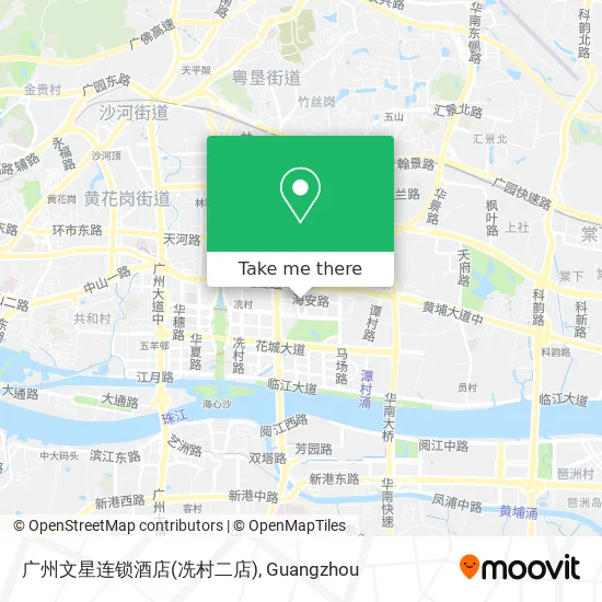 广州文星连锁酒店(冼村二店) map