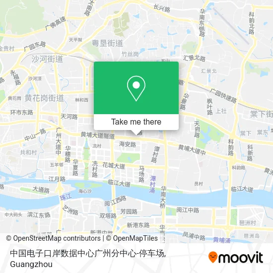 中国电子口岸数据中心广州分中心-停车场 map