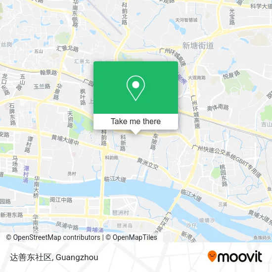 达善东社区 map