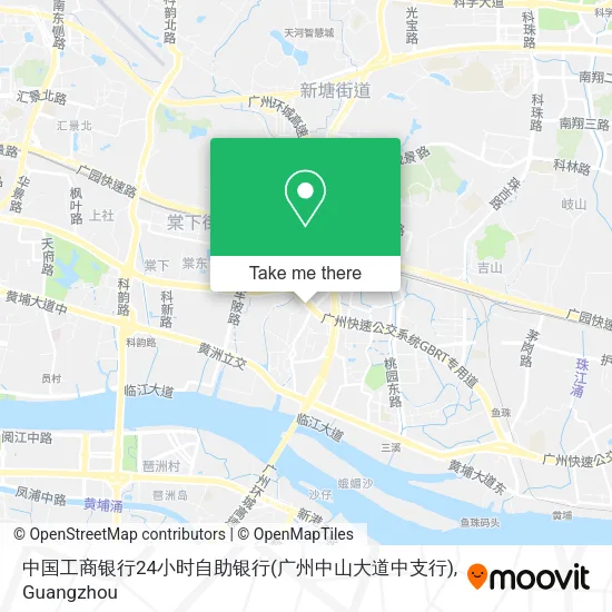 中国工商银行24小时自助银行(广州中山大道中支行) map