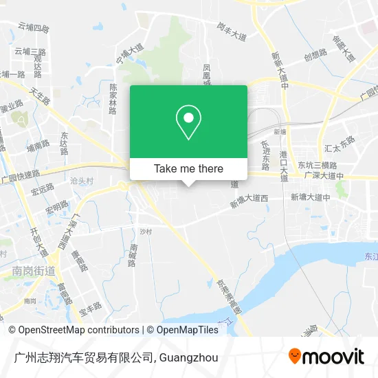 广州志翔汽车贸易有限公司 map