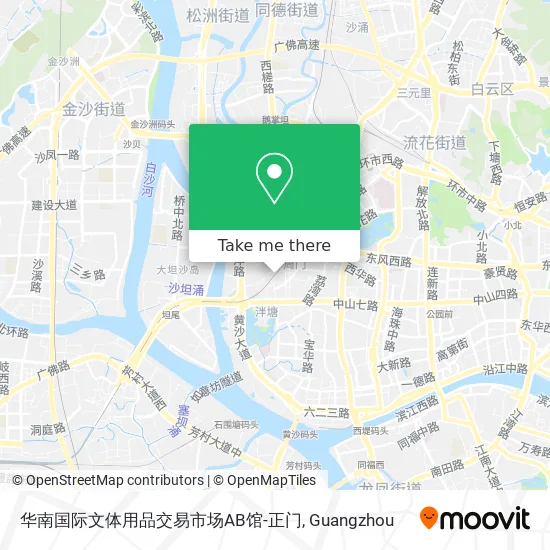 华南国际文体用品交易市场AB馆-正门 map