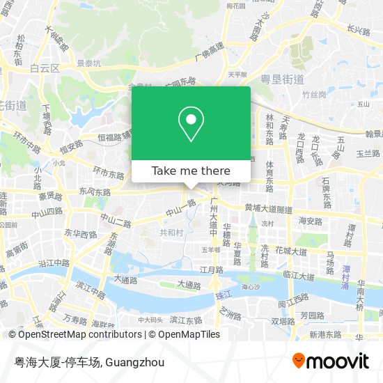 粤海大厦-停车场 map