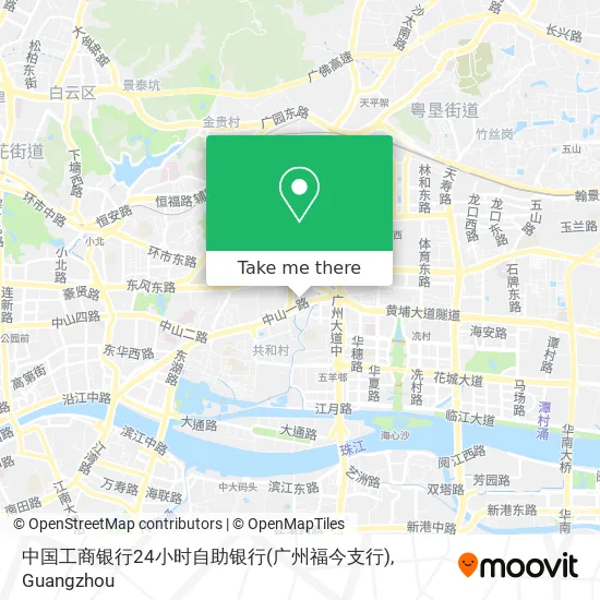 中国工商银行24小时自助银行(广州福今支行) map