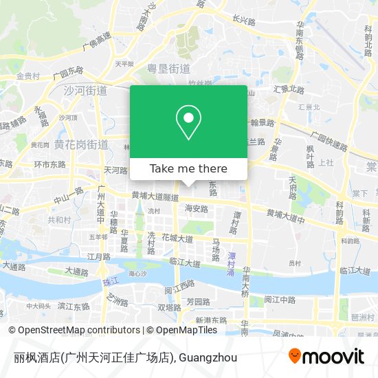 丽枫酒店(广州天河正佳广场店) map