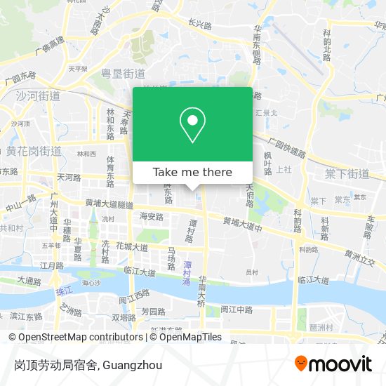 岗顶劳动局宿舍 map