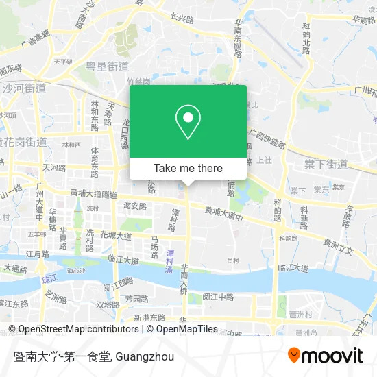 暨南大学-第一食堂 map