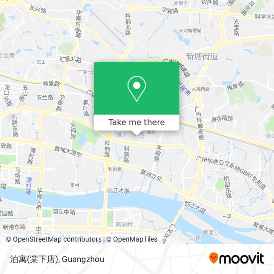 泊寓(棠下店) map