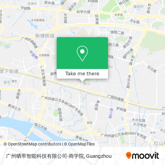 广州晒帝智能科技有限公司-商学院 map