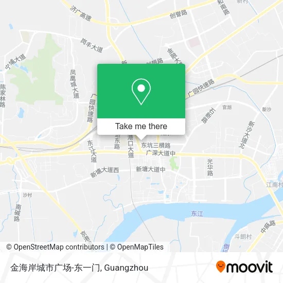金海岸城市广场-东一门 map