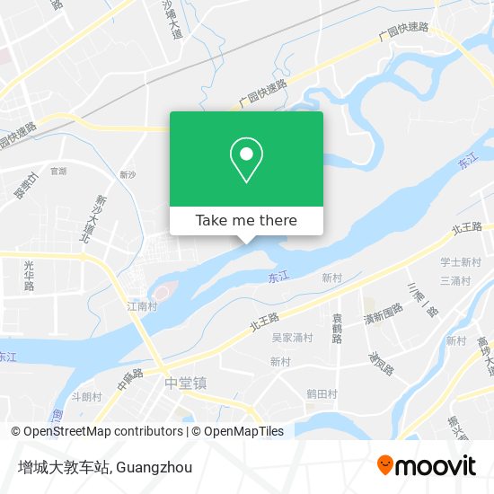 增城大敦车站 map