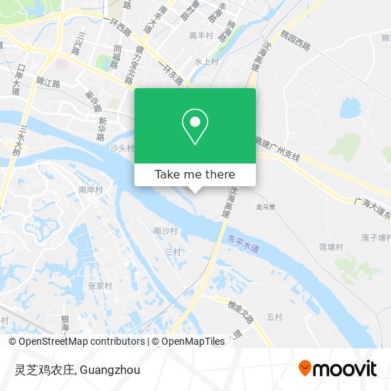 灵芝鸡农庄 map