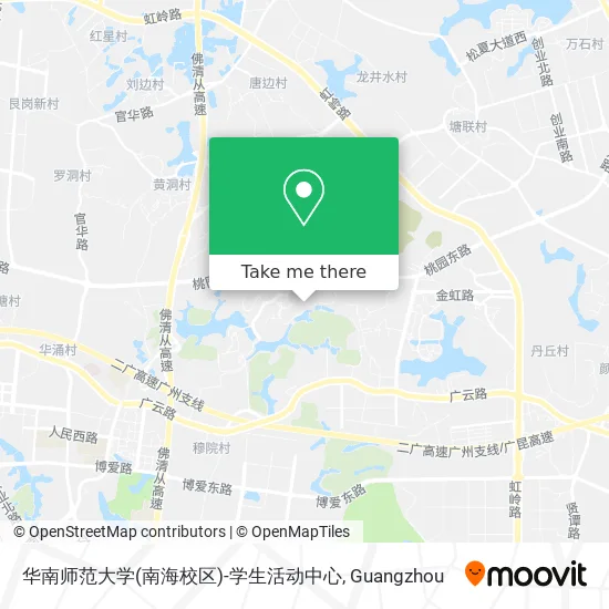 华南师范大学(南海校区)-学生活动中心 map