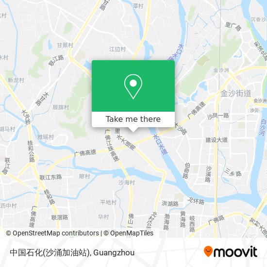 中国石化(沙涌加油站) map