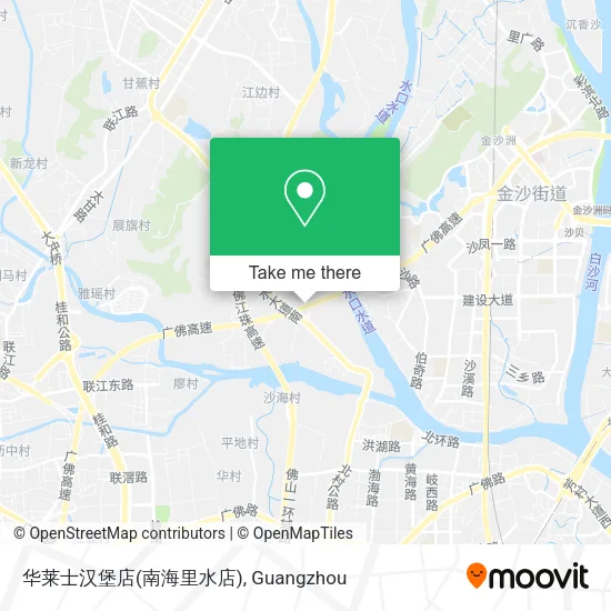 华莱士汉堡店(南海里水店) map