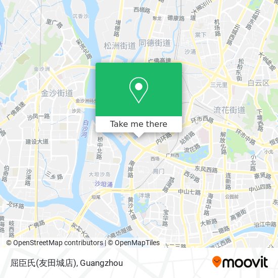 屈臣氏(友田城店) map