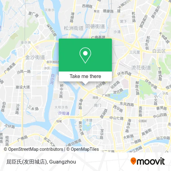 屈臣氏(友田城店) map