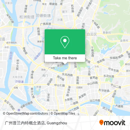 广州普兰内特概念酒店 map