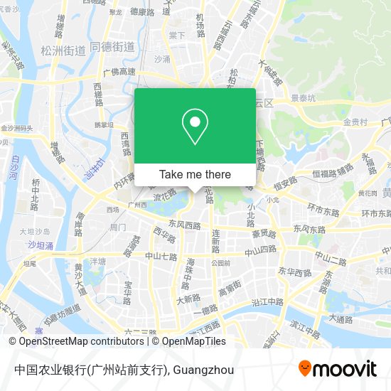 中国农业银行(广州站前支行) map