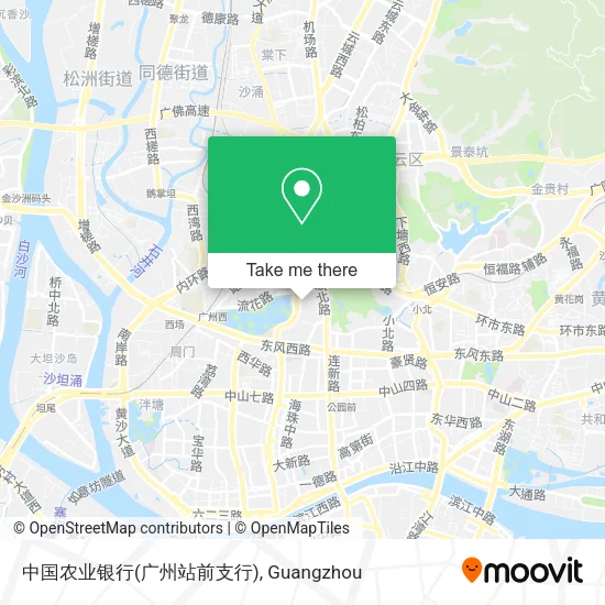 中国农业银行(广州站前支行) map