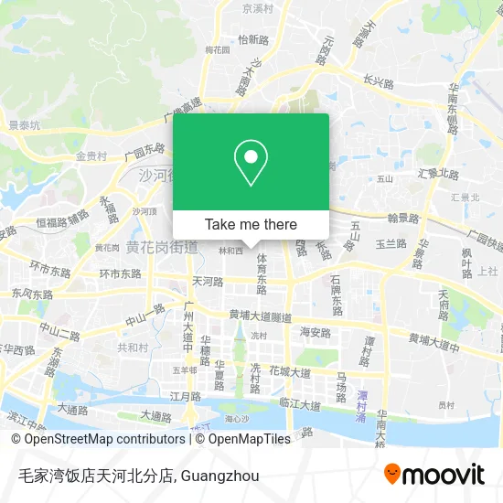 毛家湾饭店天河北分店 map
